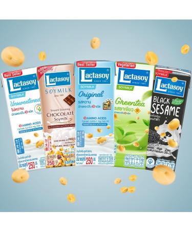 LACTASOY - Soy drink with green tea - 6 X 250 ML - Buy Online on GoSupps.com