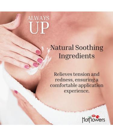 HOT FLOWERS Always Up Breast and Buttock Firming Cream - 60g | Instant Lift Enhanced Elasticity & Natural Moisturizer for All Skin Types - Buy Online on GoSupps.com