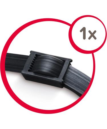 Beaphar Flea and Tick Collar for Large Dogs - 5 Months Protection Adjustable 65 cm - Effective Against Ticks & Fleas - Black - Buy Online on GoSupps.com