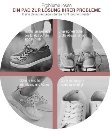 4 Pairs Heel Cushions - Self-Adhesive Heel Protectors for Men & Women | Adjustable Size for Sports & Leather Shoes - Buy Online on GoSupps.com