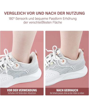 4 Pairs Heel Cushions - Self-Adhesive Heel Protectors for Men & Women | Adjustable Size for Sports & Leather Shoes - Buy Online on GoSupps.com