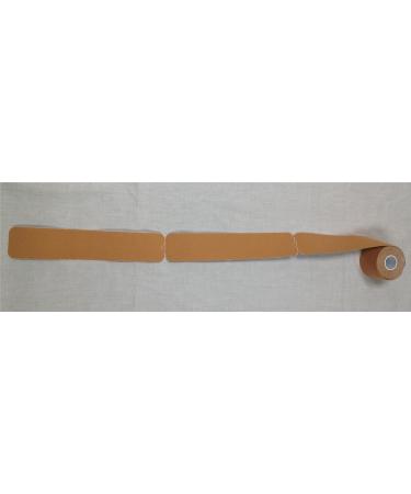 Therapist's Choice Pre-Cut Kinesiology Tape Roll in Beige - Optimal Support and Pain Relief - Buy Online on GoSupps.com