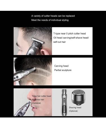 Buy Professional Cordless Hair Clippers for Men Waterproof with Adjustable Speed & LCD Display Perfect for Barbers - Buy Online on GoSupps.com