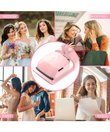 Heated Eyelash Curler - Portable Rechargeable Electric Curler | 2 Heating Modes (Pink) - Buy Online on GoSupps.com