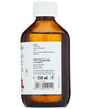 Bergland Almond Oil 250ml - Pure Natural Oil for Skin & Hair | International Shipping Available - Buy Online on GoSupps.com