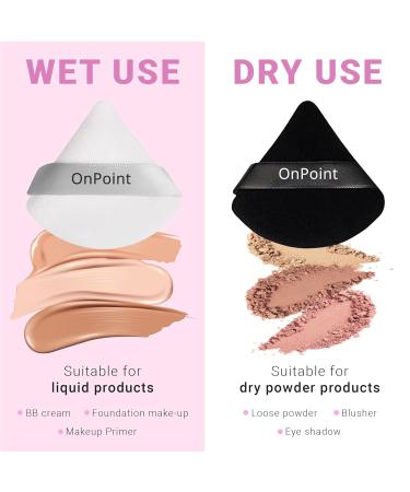 Premium Powder Puff - Soft Velour Triangle Makeup Sponge for Flawless Application | Ideal for Loose Translucent Setting Powder Concealer & Foundation | Perfect Beauty Gift - Buy Online on GoSupps.com