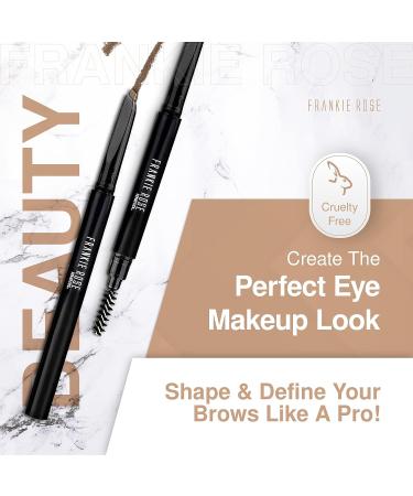 Frankie Rose Cosmetics Brow Defining Pencil - Water-Resistant Creamy Light Brown Eyebrow Pencil - Buy Online on GoSupps.com