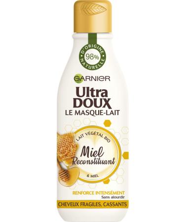 Garnier Ultra DOUX Reconstructive Milk Honey Mask 98% Natural Origin 250 ml
