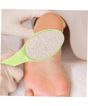 DRESSOOS Pumice Stone Foot Brush Foot Exfoliator Foot Stone Pedicure Foot Scrubber Foot Dead Skin Brush Bath Scrubber Brush Stone Bath Tool Foot Brush for Dead Skin Scraper Natural - Buy Online on GoSupps.com