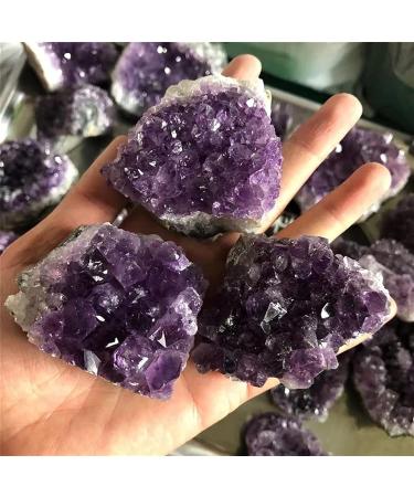 Amethyst Rough Stone Small Size feng Shui Purple Crystal Cluster Quartz Amethyst Cluster gifte 1pcs 40-60mm - Buy Online on GoSupps.com