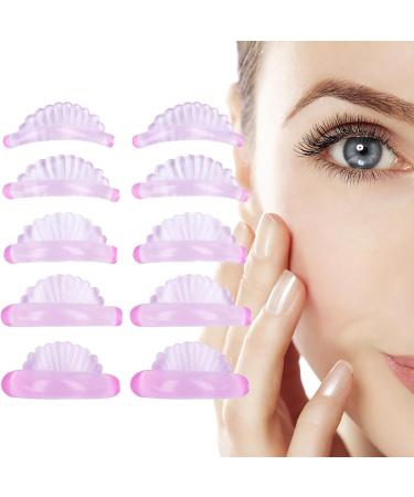 Eyelash Perm Rods | Eyelash Perming Curler Shield Pads with Seashells Design - Eyelash Perming Curler Shield Pads Reusable Lash Lift Tool Silicone Eyelash Perming Curler Self-Adhesive for Daily - Buy Online on GoSupps.com