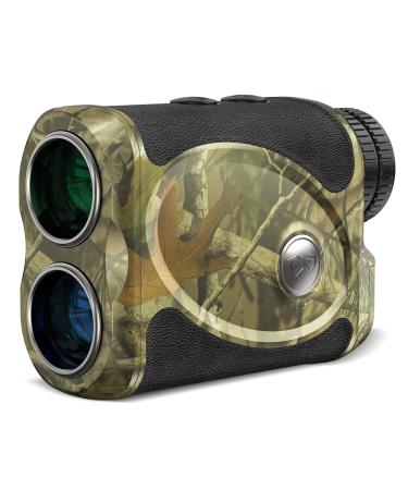 WOSPORTS Hunting Rangefinder 800 Yards Laser Range Finder with Bow Hunting Mode (Angle Height Horizontal Distance) Scanning Speed Mode for Archery Hunter Free Battery Carrying Case Non Bow Hunting Mode