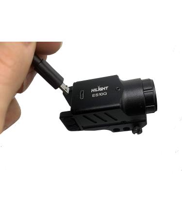 HILIGHT Enforcer Series Tactical LED Flashlight with Green/Blue Laser and Dot Sight for Pistol, Airsoft Gun, Tactical Gear | Weaver/Picatinny Rail Compatible - Buy Online on GoSupps.com
