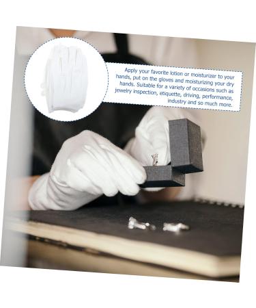 HOMSFOU 12paires Fil De Coton Pour Inspection De Bijoux Mains S ches Confortable - Buy Online on GoSupps.com