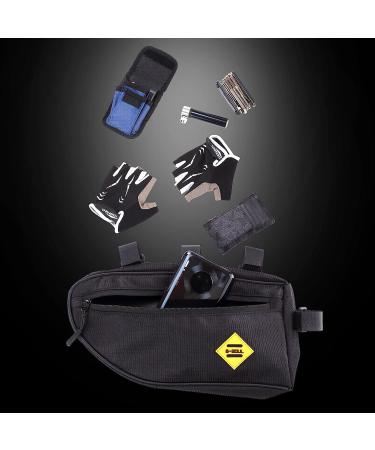 WMAWJBT XL Waterproof Bicycle Triangle Frame Bag | Bike Rack Storage Accessory for Road & Mountain Bikes - Buy Online on GoSupps.com