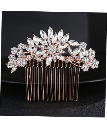 FRCOLOR 1pc Crystal Hair Comb Wedding Combs Hair Combs Hair Barrettes for Women Rhinestone Hair Clip Bridal Side Combs Womens Hair Clips Rhinestone Haircombs Simple Bride Accessories - Buy Online on GoSupps.com