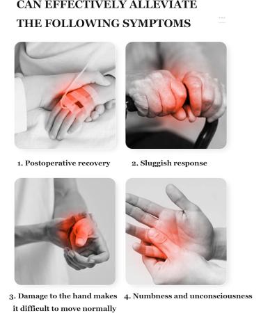 Hand Function Hemiplegia Finger Rehabilitation Trainer Rehabilitation Robot Gloves USB Chargeable Rehabilitation Glove Relieve Hand Stiffness Left+right Large - Buy Online on GoSupps.com