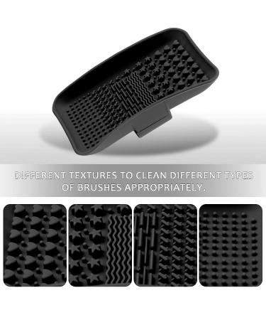 Silicone Makeup Brush Cleaner Mat with Back Strap - Beauty Tool for Cleaning All Brushes - Buy Online on GoSupps.com
