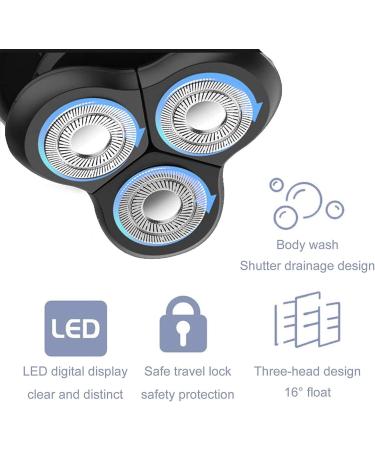 Buy Electric Shaver for Men | 5 in 1 Bald Head Shaver & Grooming Kit | IPX7 Waterproof Faster Charging USB Rechargeable - Buy Online on GoSupps.com