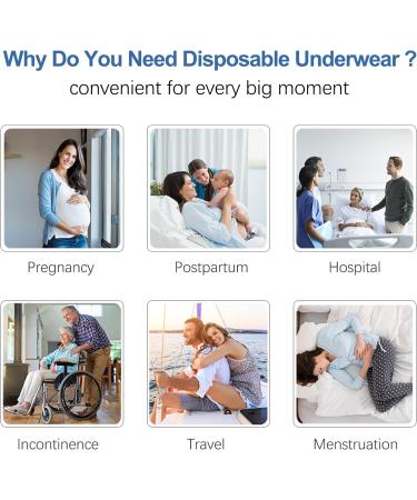 CARER BEAUTY Maternity Knickers 5 Pcs - High Waist Postpartum Pants for Maternity & C-Section Recovery - Soft & Breathable Seamless Underwear (White, S-M) - Buy Online on GoSupps.com