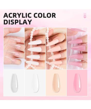 Morovan Acrylic Nail Kit for Beginners - 48 Colors Glitter Powder Extension Set with UV Light - Professional Nail Art Starter Kit - Buy Online on GoSupps.com