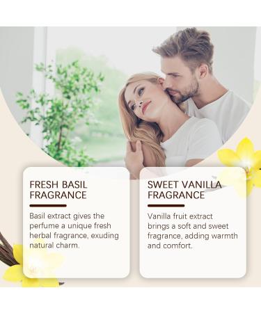 Elegant Vanilla Basil Eau De Toilette Spray - 50 Ml / 1.69 Oz Unique Vanilla Basil Fragrance with Long Lasting Scent Let You Immerse Yourself in The Charming Fragrance All Day Long (1pc) - Buy Online on GoSupps.com