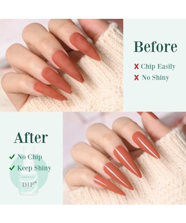 AZUREBEAUTY Dip Powder Liquid Set - 7 Pcs Base & Top Coat, Activator, No Nail Lamp Needed - Buy Online on GoSupps.com