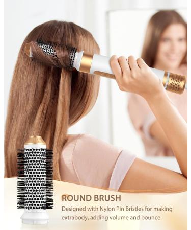 PRITECH 7-in-1 Hair Dryer Brush Set | High-Speed Volumizer & Styling Tools with Diffuser | International Shipping Available - Buy Online on GoSupps.com