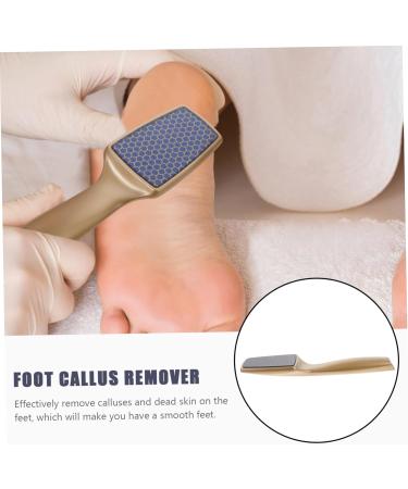 Healeved Sole File Safe Foot Skin Trimmer Foot Care Tool Accessory Wooden Foot Exfoliator Foot File Heel Foot Scrubber Handle Nursing Glass Scrubber Glass Scraper Folder Plastic Feet - Buy Online on GoSupps.com