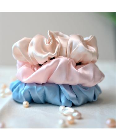 100% Silk Scrunchies for Strong Hold | Soft Elastic Hair Ties for Women & Girls | Stylish Ponytailers & Hair Jewelry - Buy Online on GoSupps.com