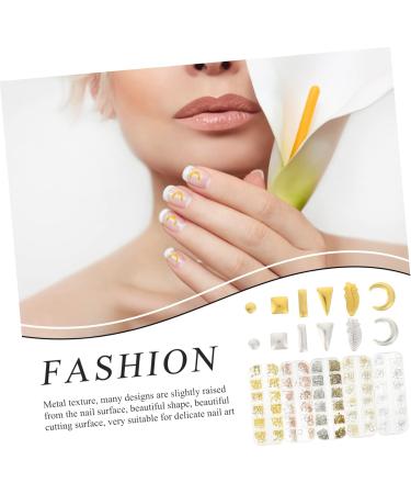 Ipetboom 5 Boxes Metal Nail Decoration 3d Nail Charms Manicure Decor Gemstones for Nails Manicure Charm 3d Nail Art Sticker Nail Gems Unique Nail Decor Nail Art Gems Decorations Pp Assorted - Buy Online on GoSupps.com