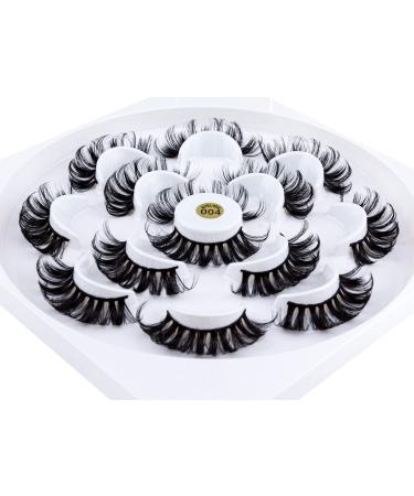 7 Pairs of 3D False Eyelashes Set | Reusable Natural Artificial Eyelashes (004) - International Shipping Available - Buy Online on GoSupps.com