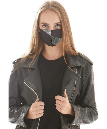 LOOKA Protective Fashion Crystal Mask - Washable Reusable & Comfortable AG Prism Crystal (Small Medium) - Shop Internationally - Buy Online on GoSupps.com