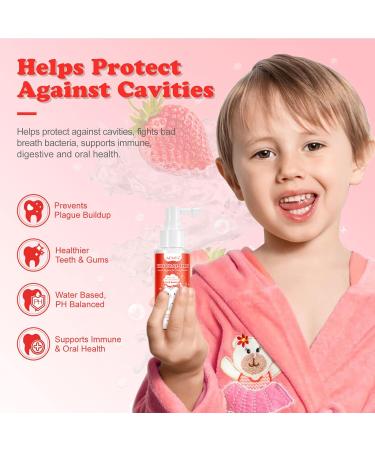 Foam Kids Toothpaste Children Toothpaste Helper Anticavity Mouth Foam Toothpaste Kids with Fluoride Free for Cavity Repair and Fresh Breath Xylitol Strawberry Flavor Flavor for 0-12ages -40ml/1.35oz No - Buy Online on GoSupps.com