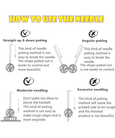 T.F GHG 96 Pieces Triangular Needle Felting Needles  36 Gauge 38 Gauge 40 Gauge  3 Wooden Handles  Wool Needle Felting Tool Kit  5MM Barb Spacing  3 Edges  3 Barbs Per Edge  Total 9 Barbs - Buy Online on GoSupps.com
