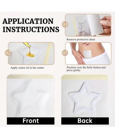 Paw Legend 30 Pcs Disposable Castor Oil Pack Wrap for Belly Button Patch Organic Cotton Self-Adhesive Castor Oil Wrap Highly Absorbent No Washing (Oil Not Included) 30pcs Castor Oil Pack Wrap - Buy Online on GoSupps.com