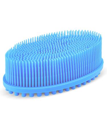 Shiggy Long Bristles Anxiety Trichotillomania Sensory Brush - Stress Relief & Focus Enhancement (Light Blue) - Buy Online on GoSupps.com
