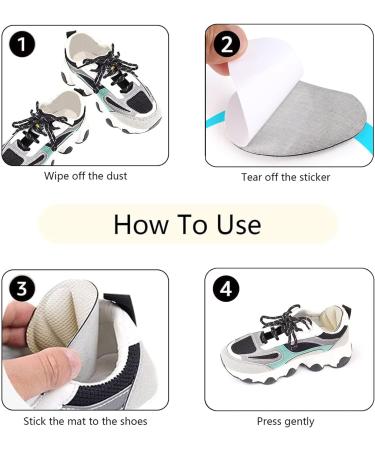 4 Pairs Heel Cushions for Oversized Shoes - Self-Adhesive Inserts | FREEENENCE Protector for Comfort & Protection - Buy Online on GoSupps.com