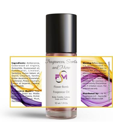 Buy Flower Bomb Fragrance Oil - 1 Fl Oz Glass Roll On | International Shipping Available - Buy Online on GoSupps.com