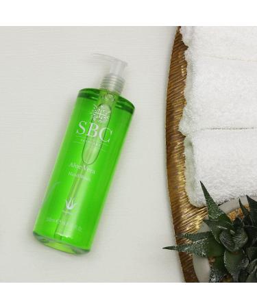 SBC Skincare Aloe Vera Hand Wash Cooling pH Balanced Wash with Aloe Vera and Cucumber Vegan Friendly (300ml) - Buy Online on GoSupps.com