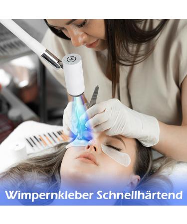 UV Eyelash Lamp 6 W UV Eyelash Lamp with Foot Switch Protective Glasses UV Lash Lamp with Adjustable Point Size 360 Flexible Gooseneck UV Light for Gel Nails and Eyelash Curing (White) - Buy Online on GoSupps.com