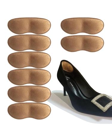 Heel Grips Pads for Shoes Men That are Too Big and Slipping Heel Cushions Inserts for Back of Heel for Shoes to Prevent Blisters (Brown)