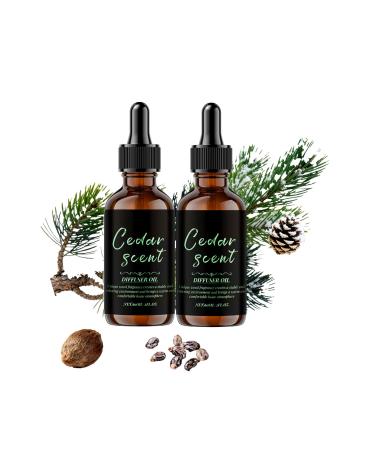 Christmas Essential Oil Set with Pine Needle 2-Pack (60mL) for Diffusers Holiday Aromatherapy Gifts & Stocking Stuffers Joyful Winter Scents for Home & Office