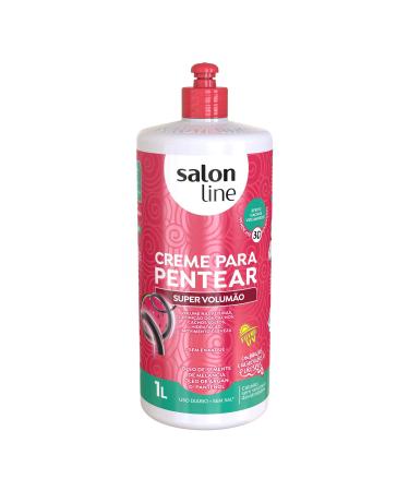 Salon Line - Linha Tratamento (Creme Para Pentear) - Super Volumao 1000 Ml - (Salon Line - Treatment (Combing Cream) Collection - Super Volume 33.8 Fl Oz)