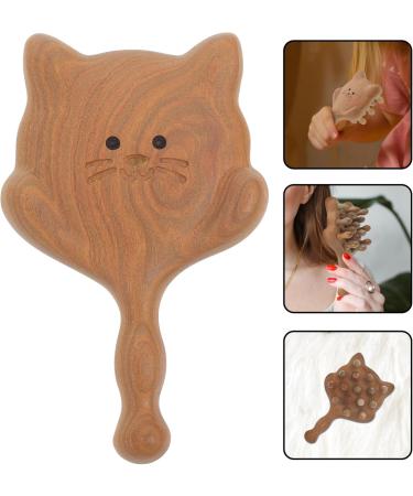Patkaw Wooden Scalp Massager | Wide Tooth Comb for Headache Relief | International Shipping Available - Buy Online on GoSupps.com