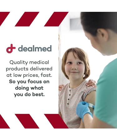 Dealmed Sterile Flexible Fabric Adhesive Bandages 1x3 Inch 100/Box - 3 Boxes | Breathable First Aid Strips for Medical Emergency Kits & Clinic - Buy Online on GoSupps.com