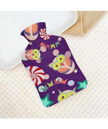 Star Owl Hot Water Bottle with Plush Cover - Warm Comfort for Adults & Kids | 26.5x15.3cm International Shipping - Buy Online on GoSupps.com
