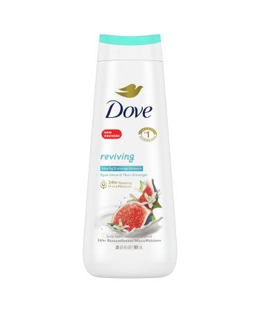 Dove Body Wash Reviving Blue Fig & Orange Blossom for Renewed  Healthy Looking Skin Gentle Skin Cleanser with 24hr Renewing MicroMoisture 20 oz