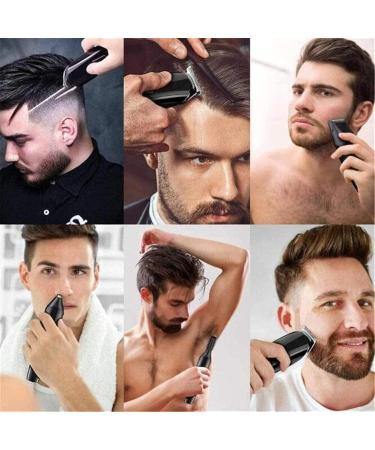 Buy Waterproof 6 in 1 Hair Clipper & Beard Trimmer Kit for Men - Cordless USB Rechargeable Grooming Essentials - Buy Online on GoSupps.com
