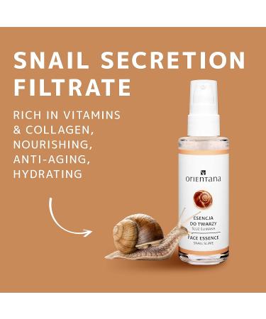 Orientana Snail Mucus Face Mask | 98.6% Natural Anti-Aging Gel Moisture Mask for Demanding Skin | Reduces Acne & Discoloration - 50ml - Buy Online on GoSupps.com